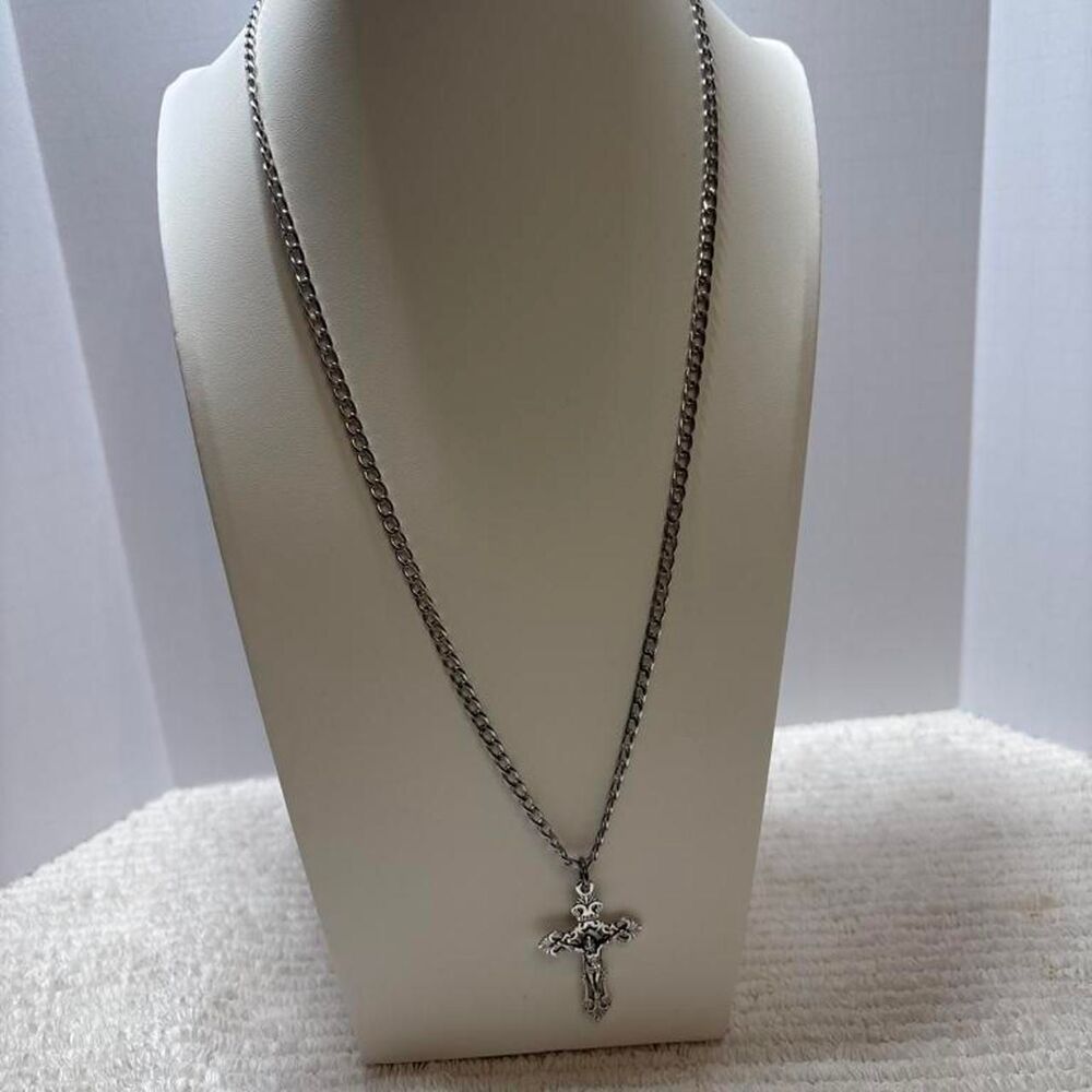 Unbranded Men's Silver and Black Jewellery